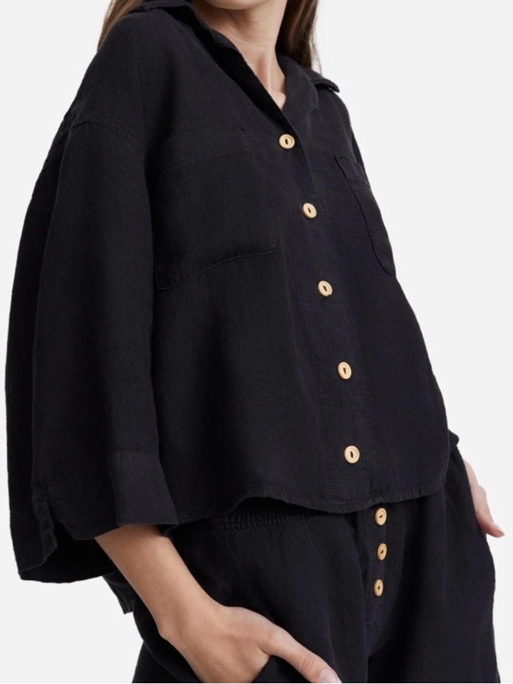 Mate the Label: Linen Lounge Shirt
